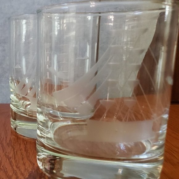 PRINCESS HOUSE CRYSTAL DOUBLE OLD FASHION GLASSES SET OF EIGHT (8)
